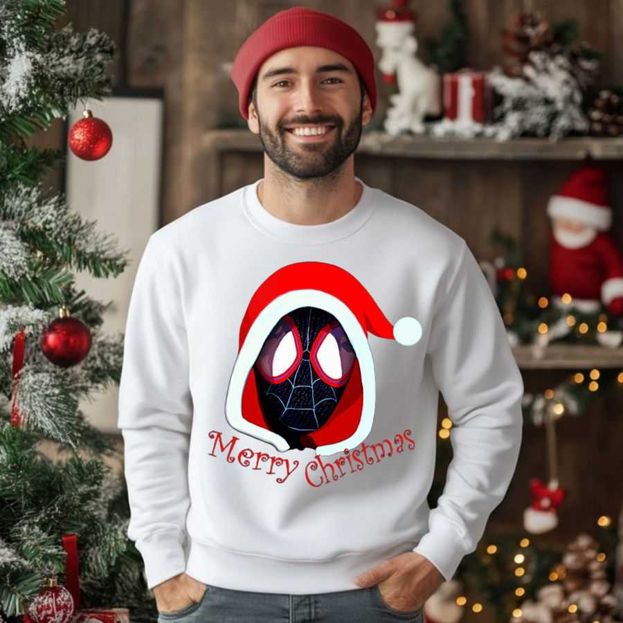 Miles Morales Spider-Man (spider-Verse) Festive Sweatshirt 2 Miles Morales Spider-Man (spider-Verse) Festive Sweatshirt 2
